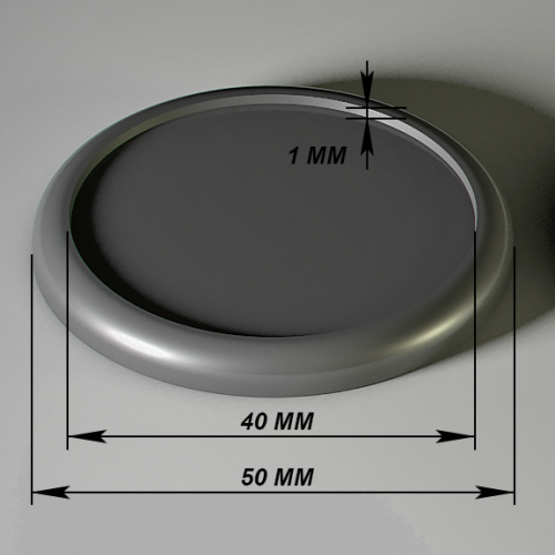 50 MM ROUND CLEAR BASE (1)