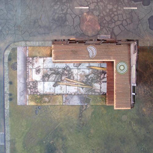 BARRACKS (L-образная большая руина)