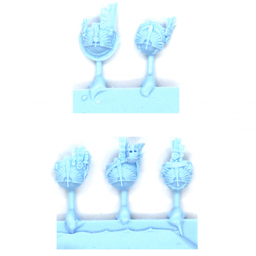 DEATHWING TERMINATOR SHOULDER PADS (5) 