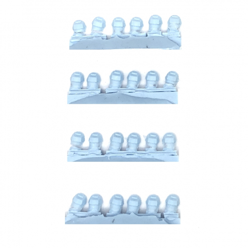 HEAVY ANGULAR SHOULDER PADS (12 PAIRS)