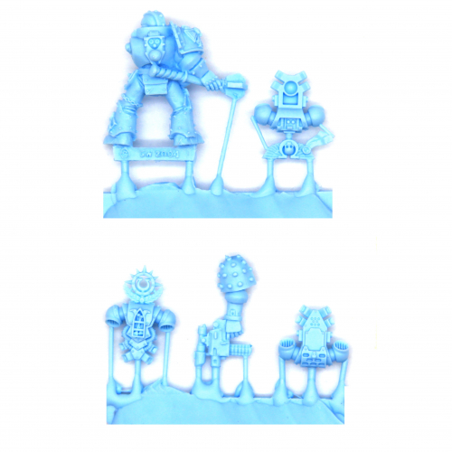 MK VIII ERRANT ARMOUR SPACE MARINE VETERAN WITH POWER MAUL