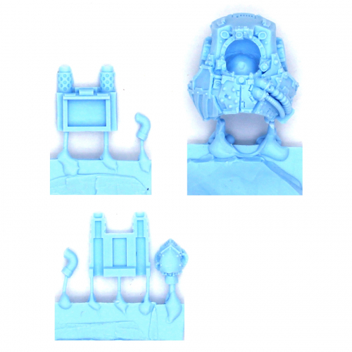 IRON WARRIORS CONTEMPTOR DREADNOUGHT UPGRADE SET