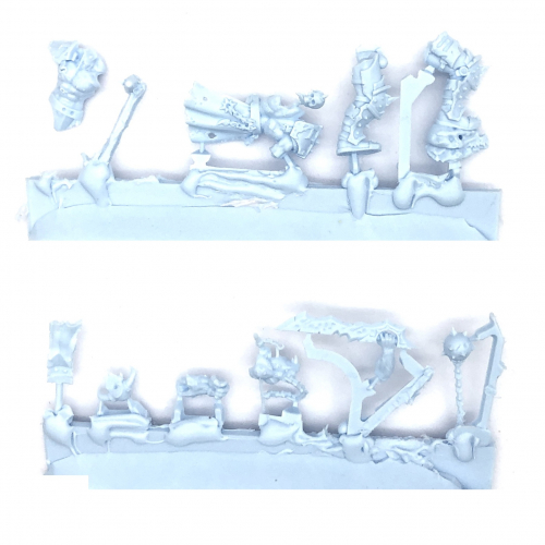 SLAUGHTERPRIEST WITH HACKBLADE AND WRATH-HAMMER