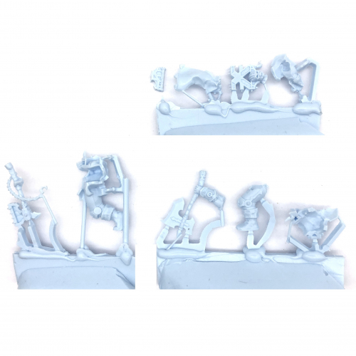 ASPIRING DEATHBRINGER WITH GOREAXE AND SKULLHAMMER