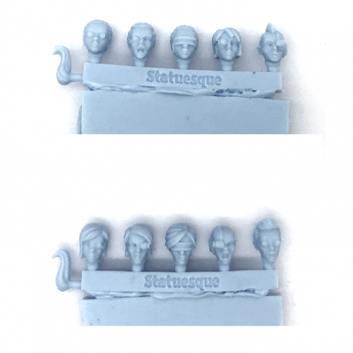 HEROIC SCALE FEMALE HEADS - BIONIC