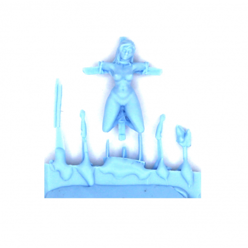 FEMALE SUBMISSIVE NAKED & BOUND ON CROSS