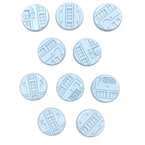 NECROMUNDA 25 MM BASES (10)