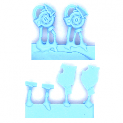 MINI KNIGHT ARMIGER REPLACEMENT HEADS AND CREST SHIELDS