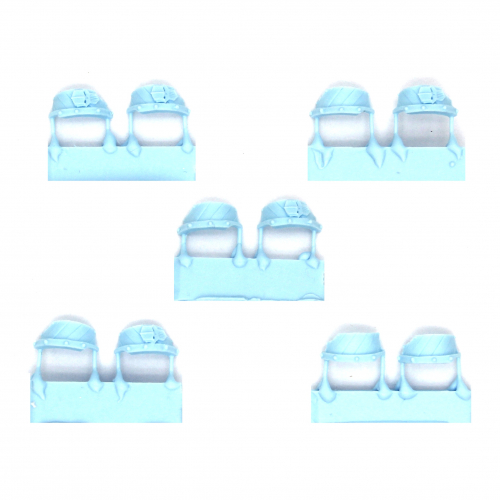 CATAPHRACTII TERMINATOR SHOULDER PADS - IRON WARRIORS