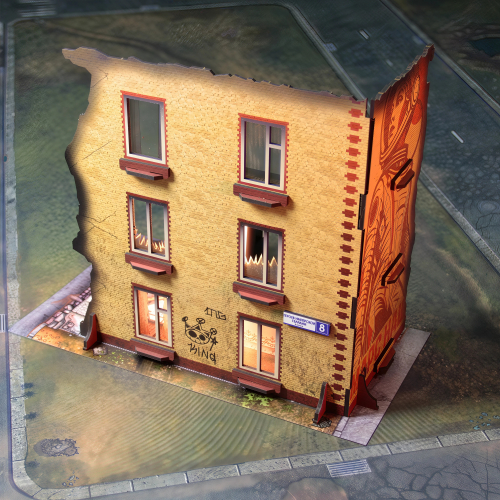 BRICK HAB-BLOCK (Трехэтажная руина)