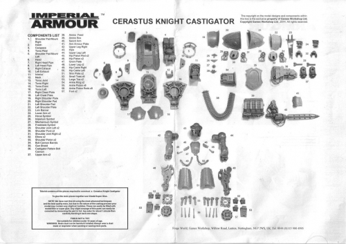 CERASTUS KNIGHT-CASTIGATOR [UPGRADE KIT]
