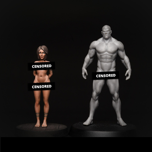 CAPTURED NAKED FEMALE SHADOW ELF PRISONER 1