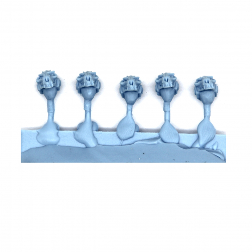 WOLF SKULL HELMETS / HEADS X5 POST HUMAN SCALE