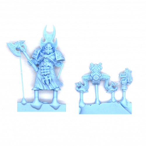 CHAOS SPACE MARINES SORCERER WITH FORCE AXE