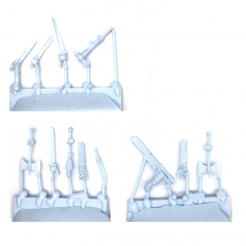 LEGION MKIII POWER WEAPONS SET SWORDS, HAMMERS AND AXES