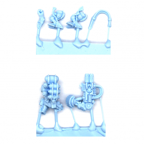 MECHANIC ADEPT BATTLE SERVITOR WITH HEAVY MELTING GUN (LM)