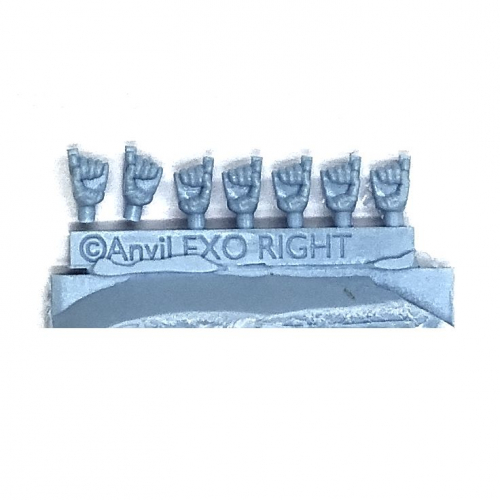 EXO-LORD PISTOL GRIP HANDS (6 RIGHT 2 LEFT)