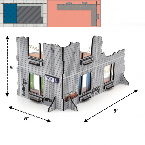 MODULAR HAB-BLOCK (Двухэтажная руина)