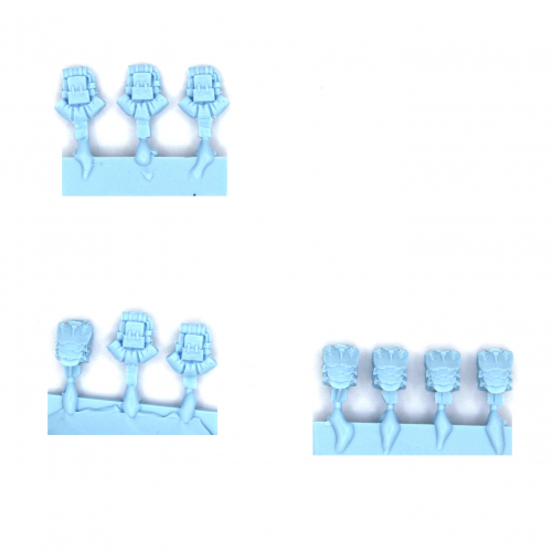 GUARDSMEN ARMOURED TORSOS AND BACKPACKS